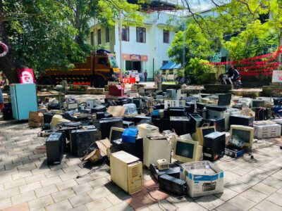 E-waste Collection - Chittur Govt College - Clean Kerala Company Ltd (4)
